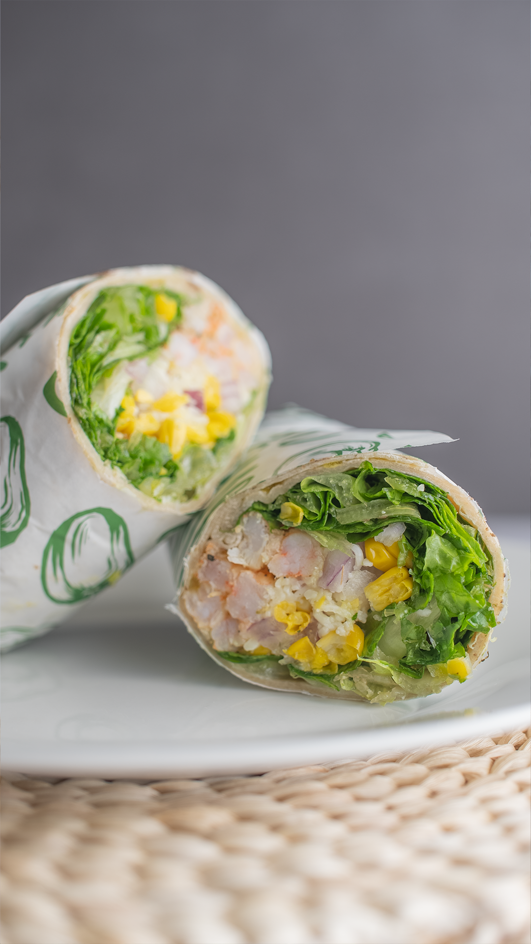 Wrap fresco de la casa con papel branded de TROPICO